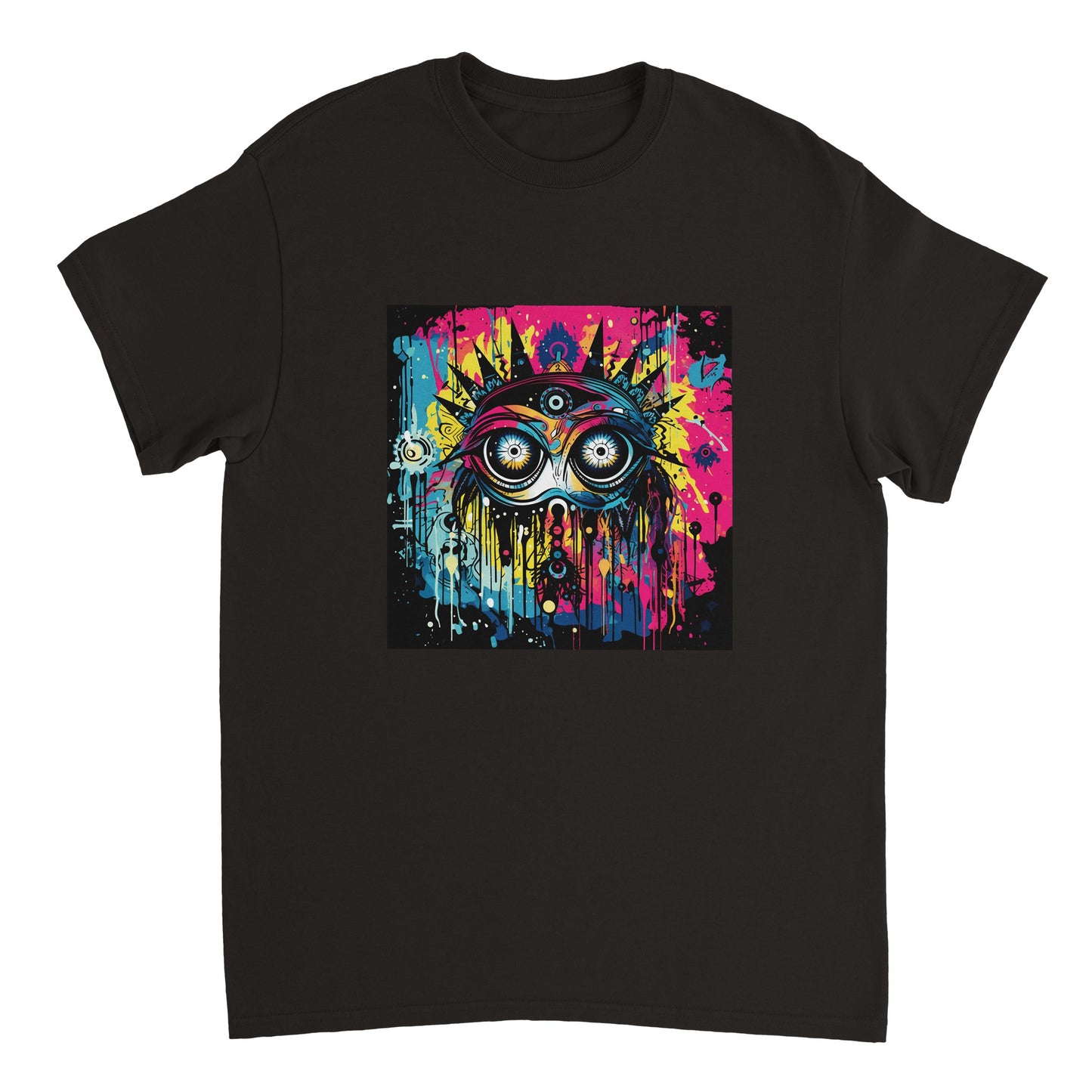 Camiseta unisex con cuello redondo y peso pesado