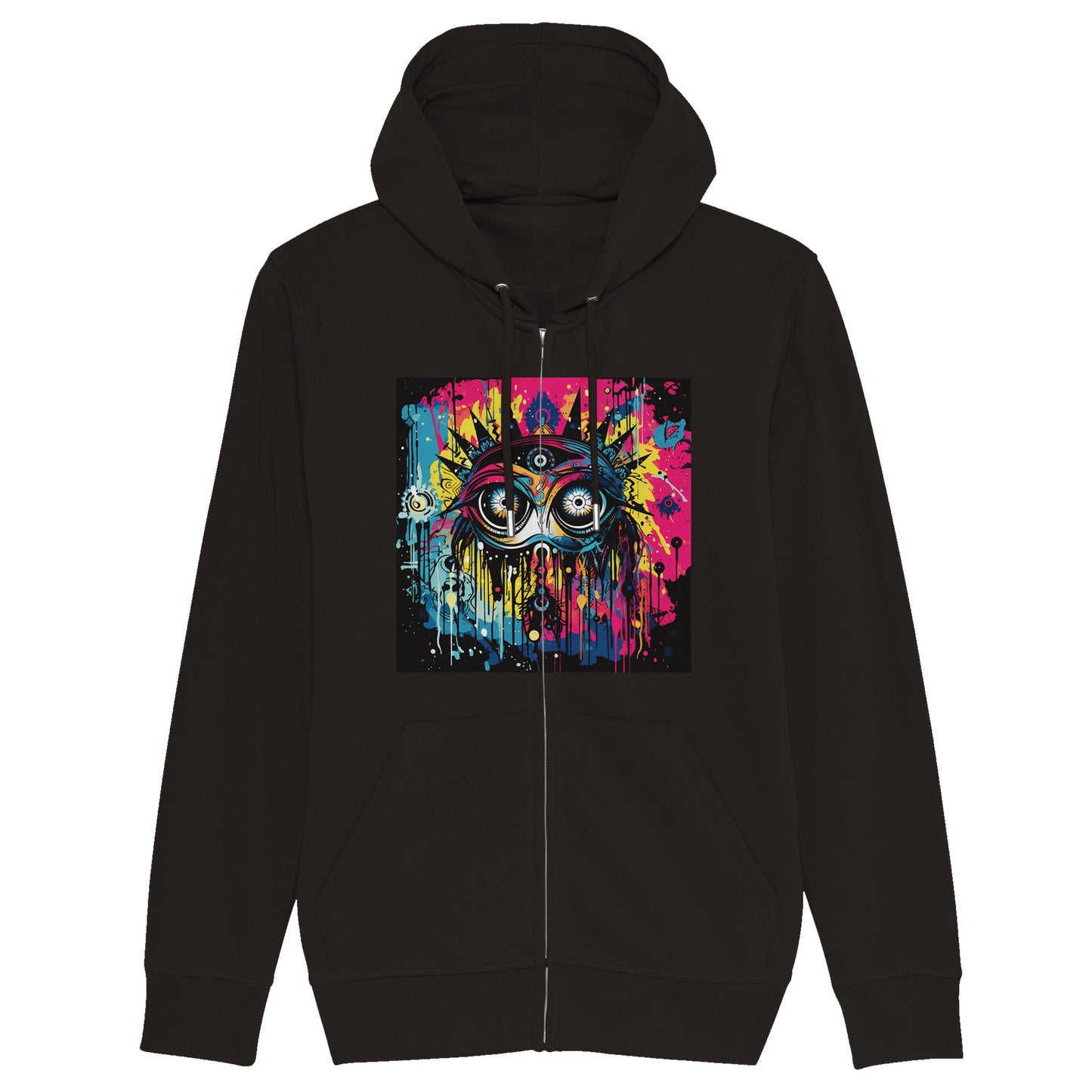 Sudadera con capucha orgánica unisex con cremallera