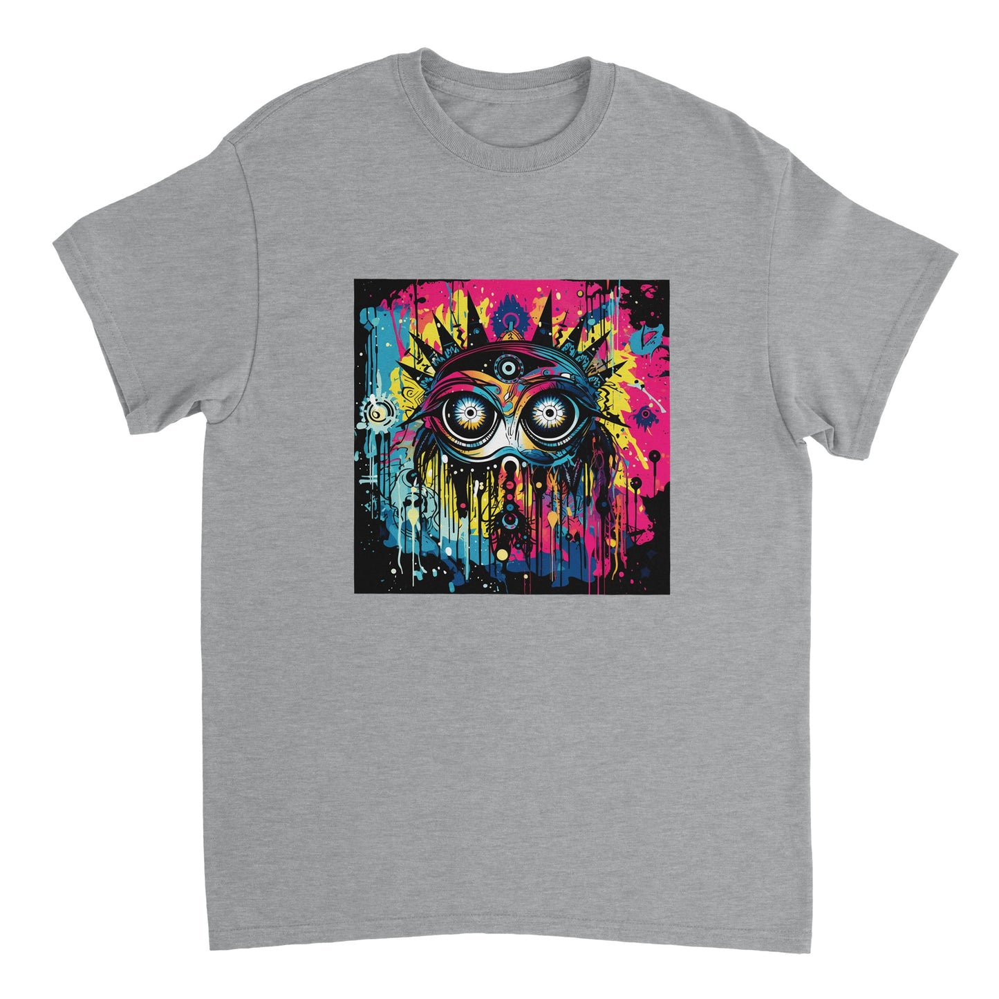 Camiseta unisex con cuello redondo y peso pesado