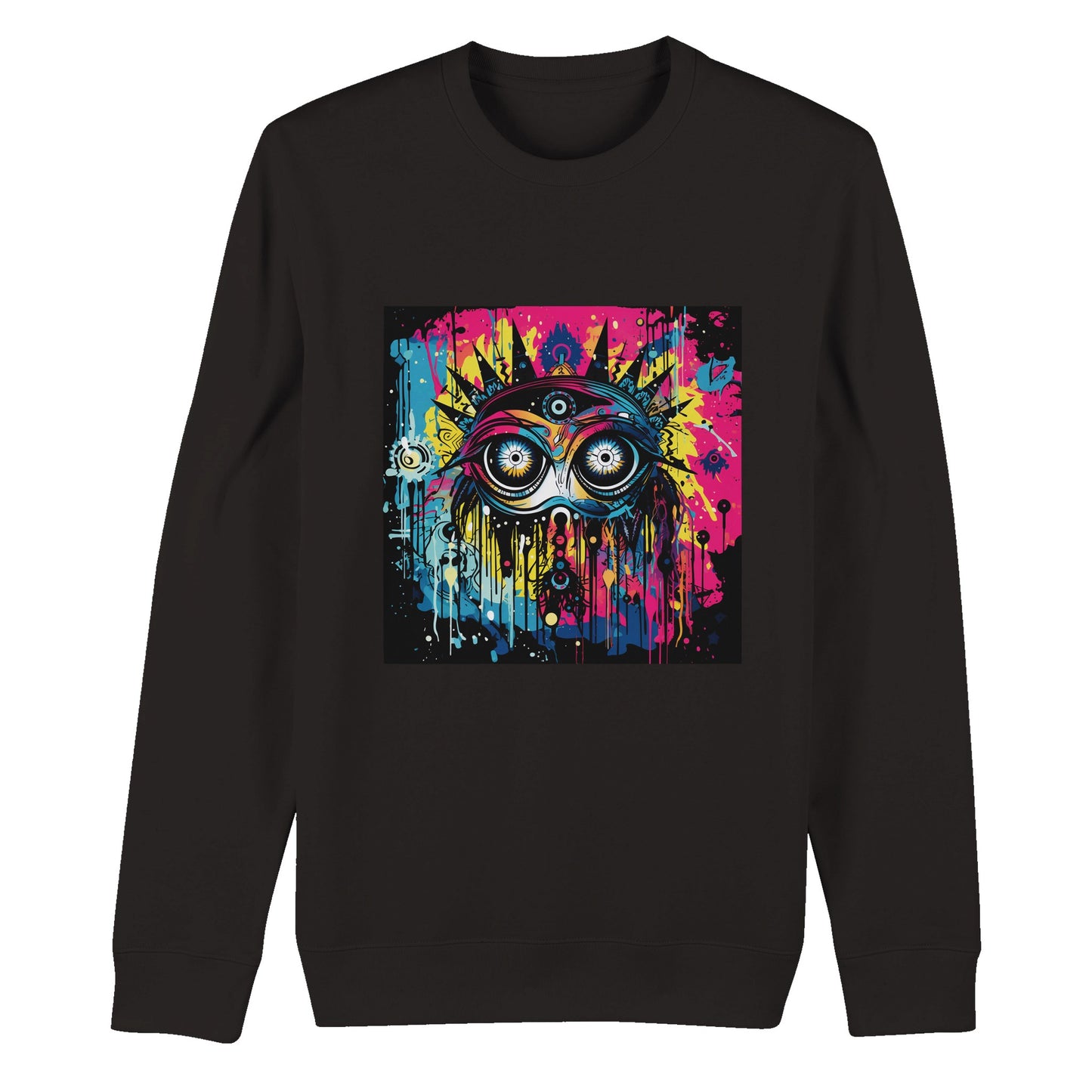 Sudadera orgánica unisex con cuello redondo