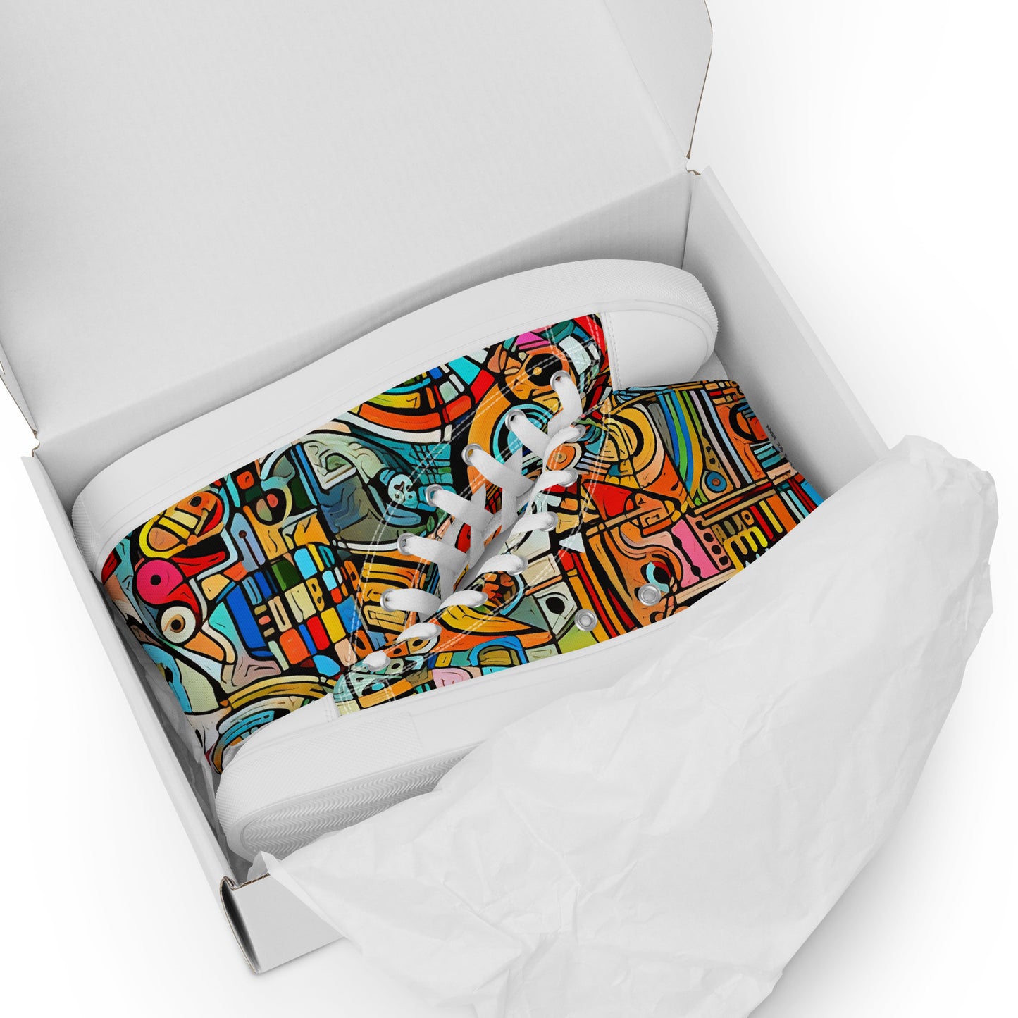 M.O.E Men’s high top canvas shoes