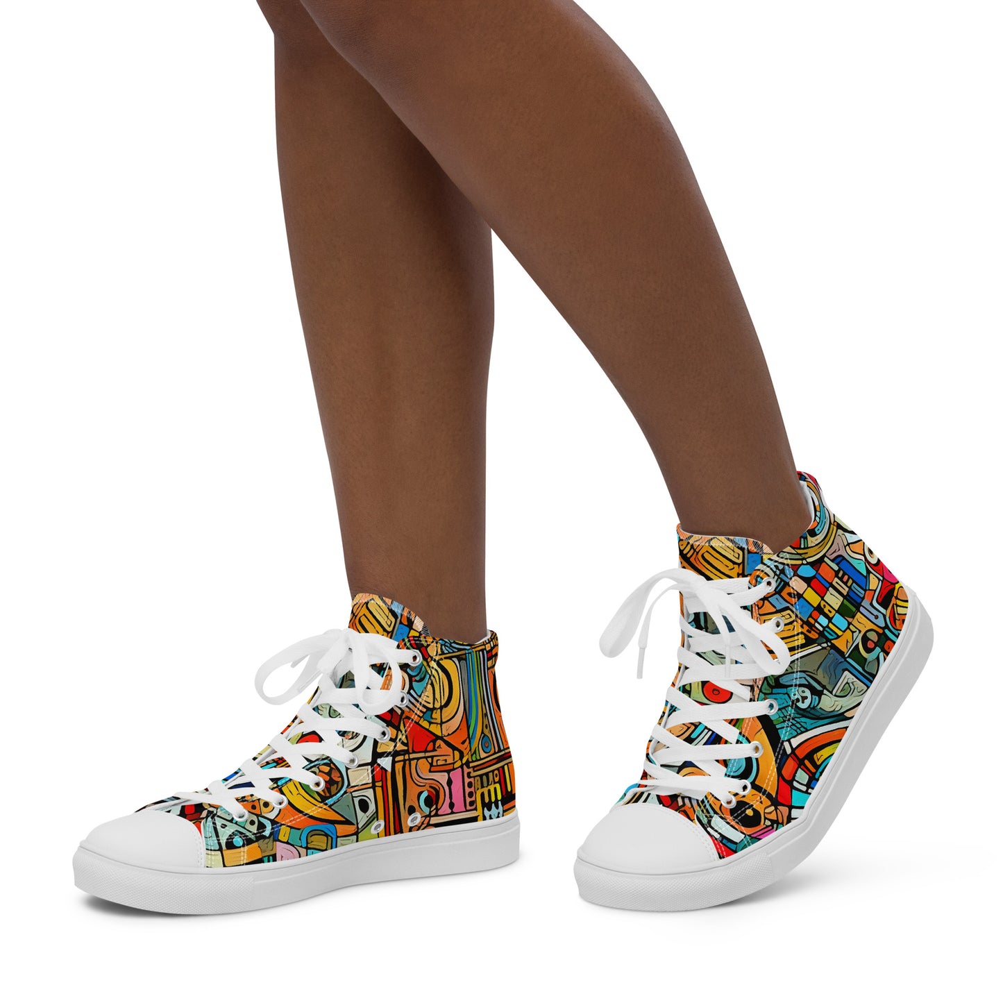 M.O.E Women’s high top canvas shoes